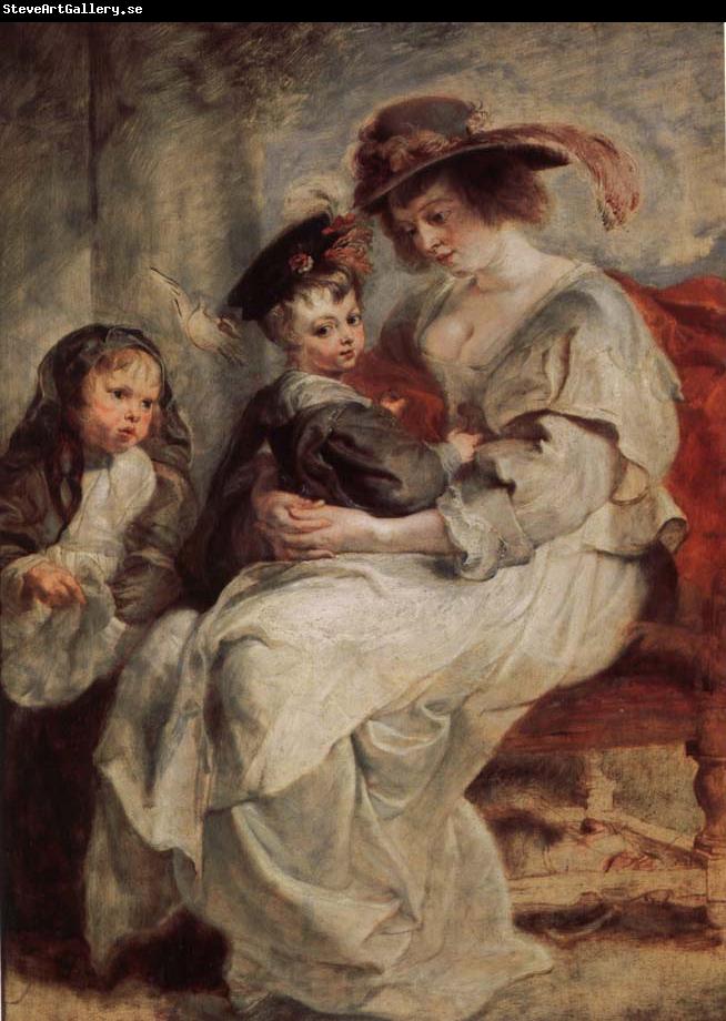 Peter Paul Rubens Helena Darfur Mans and her children s portraits